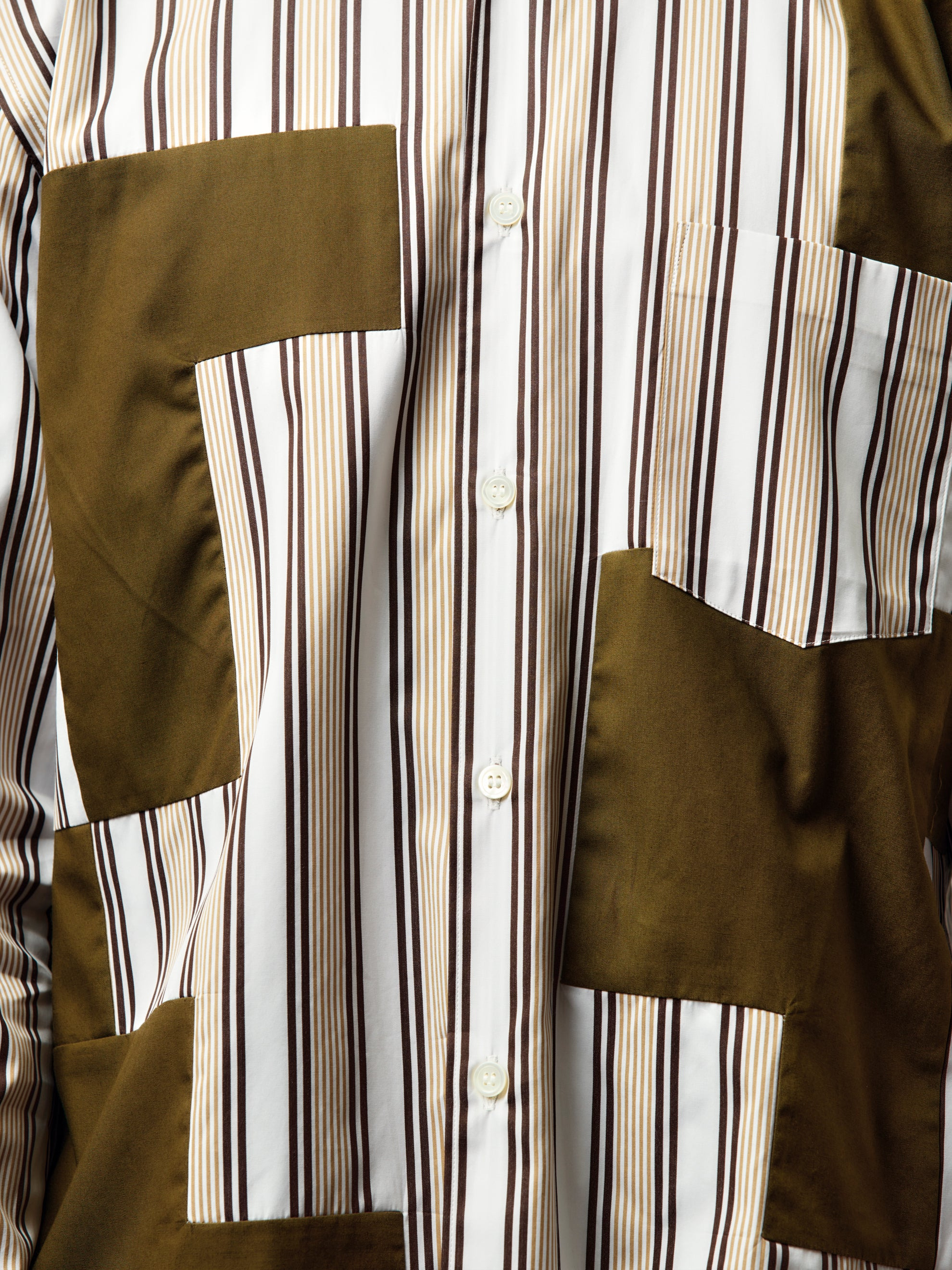 MEN'S SHIRT (WHITE/BROWN/KHAKI) - 6