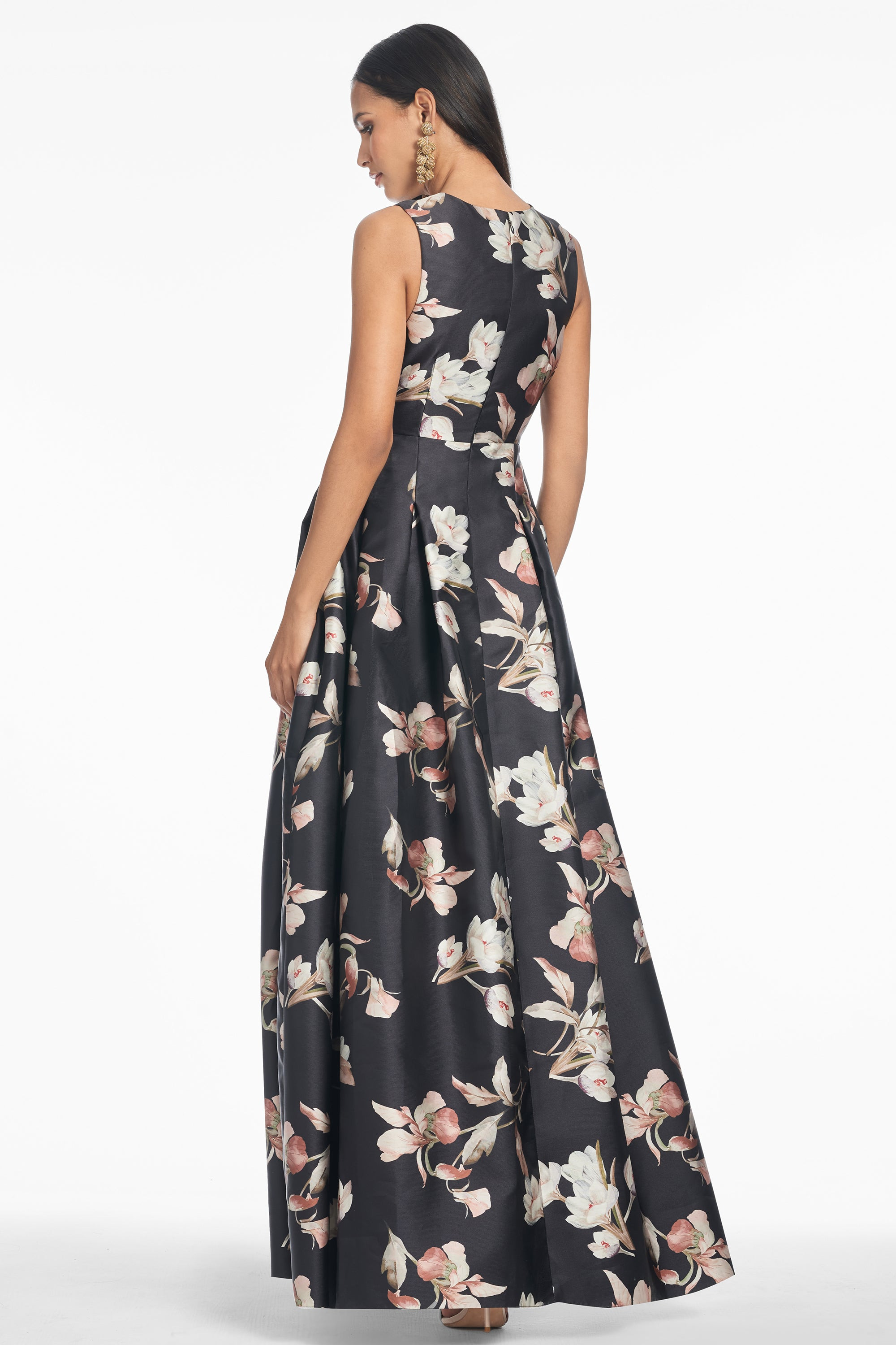 Brooke Gown - Black Venetia Petal - 3