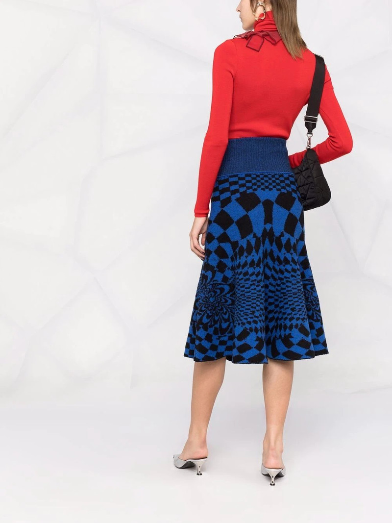 geometric-pattern skirt 6