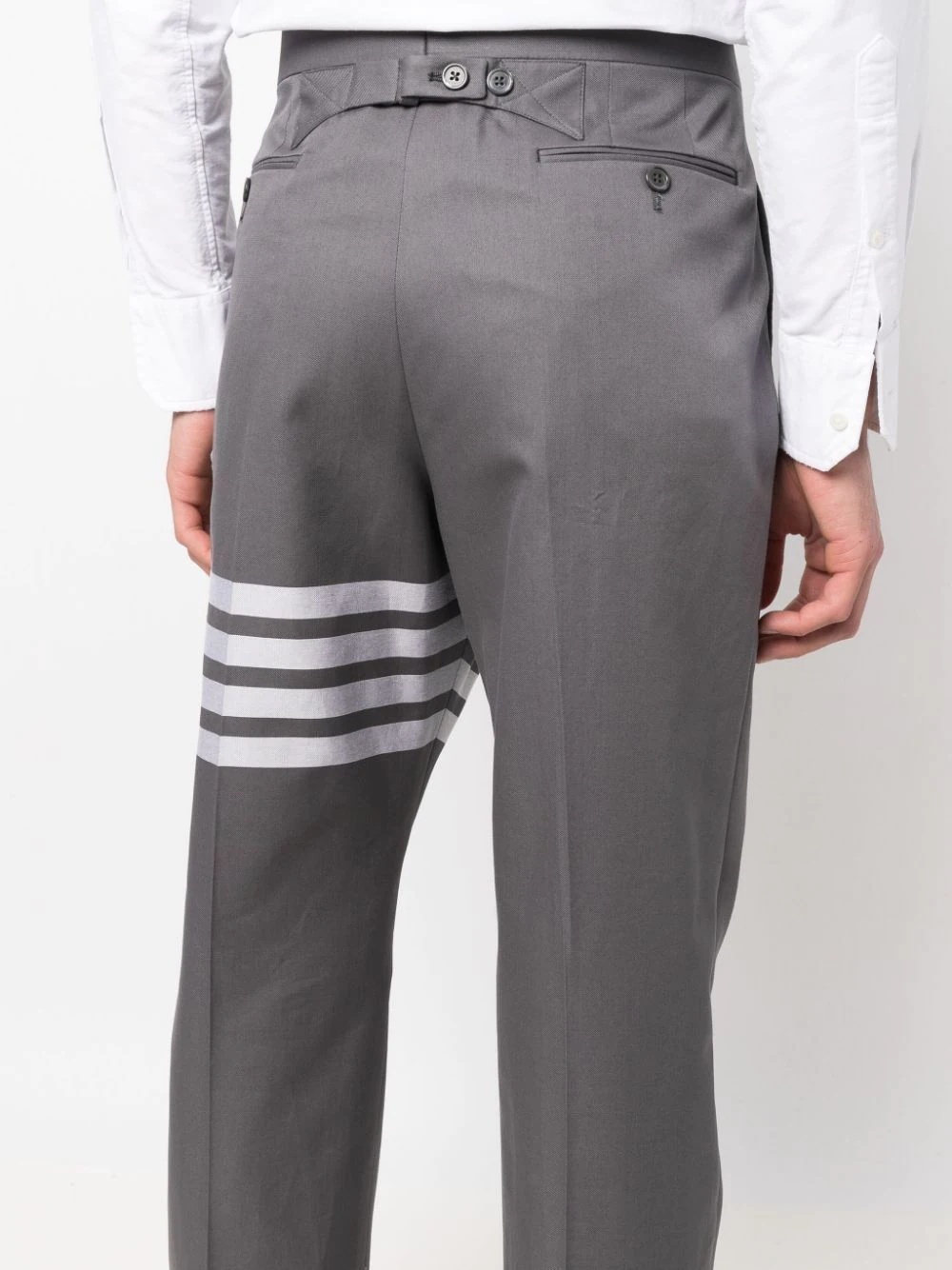 4-Bar stripe tailored trousers - 5