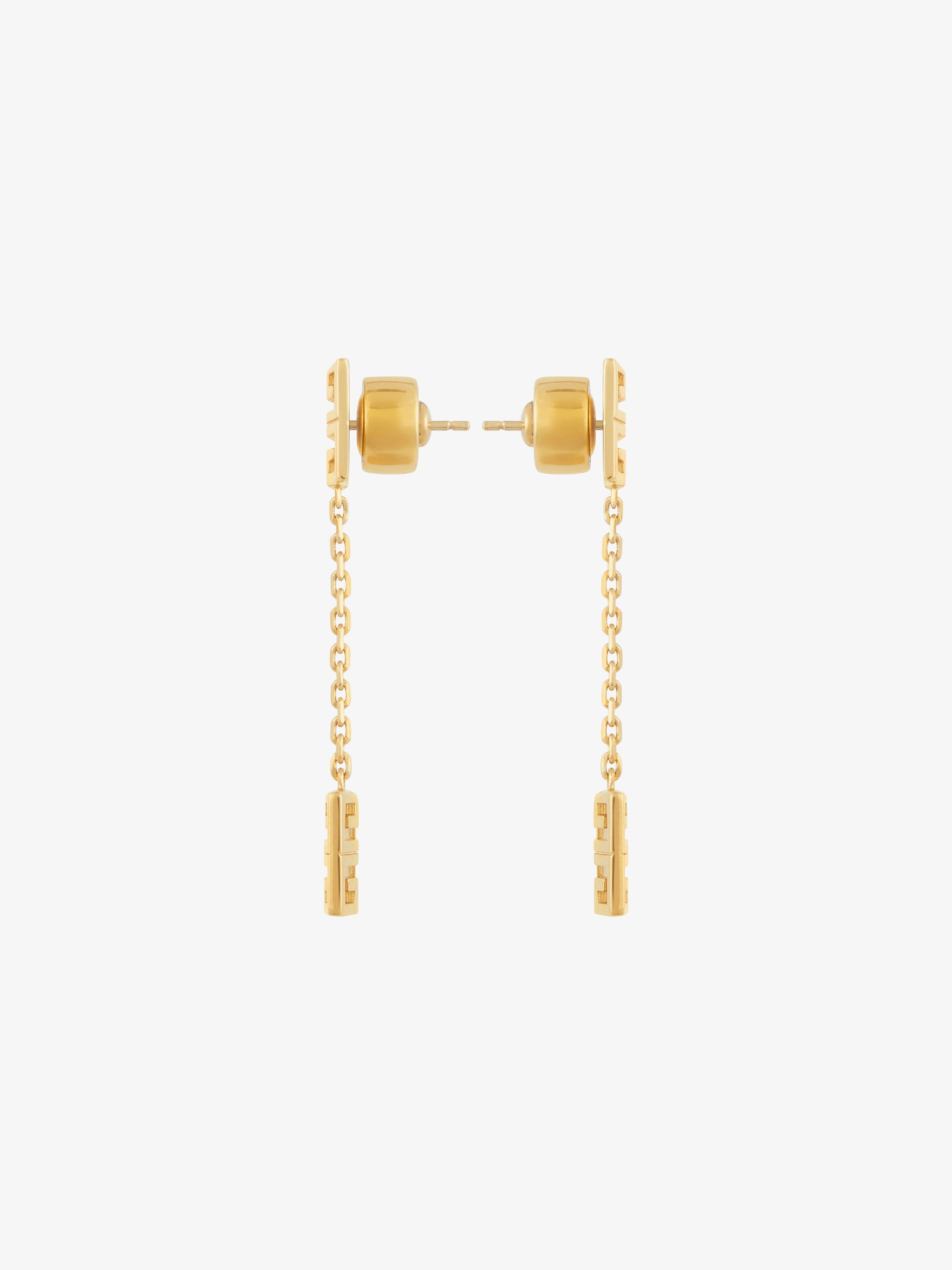 4G PENDANT EARRINGS IN METAL - 5