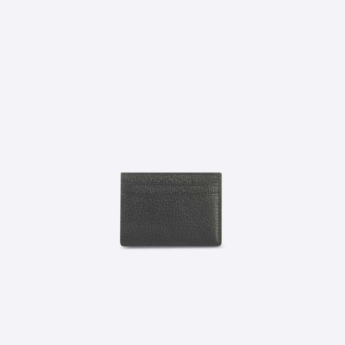 Women's Hacker Card Case In Canvas Jacquard in Black - 2