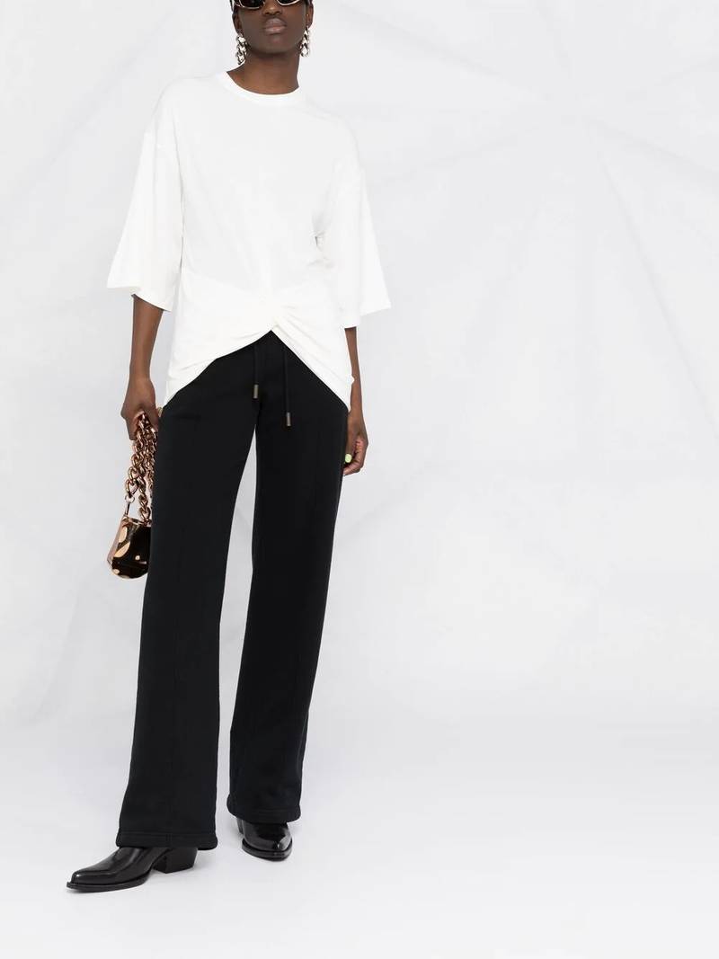Ambush ruched crew-neck T-shirt outlook
