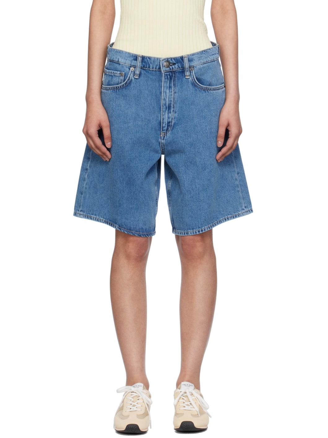 Blue McKenna Denim Shorts - 1