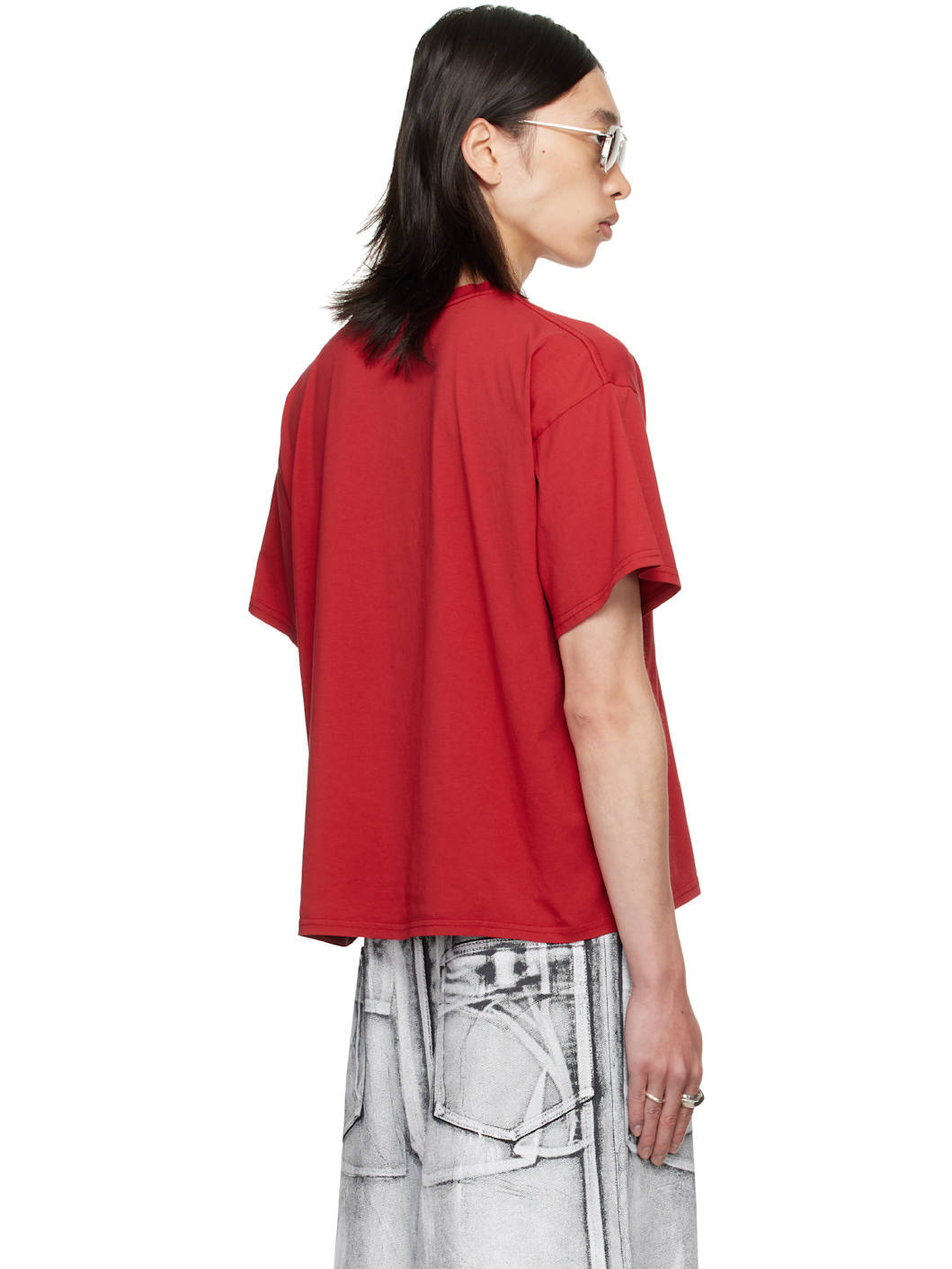 Red Slurp Noodles Box T-shirt - 3
