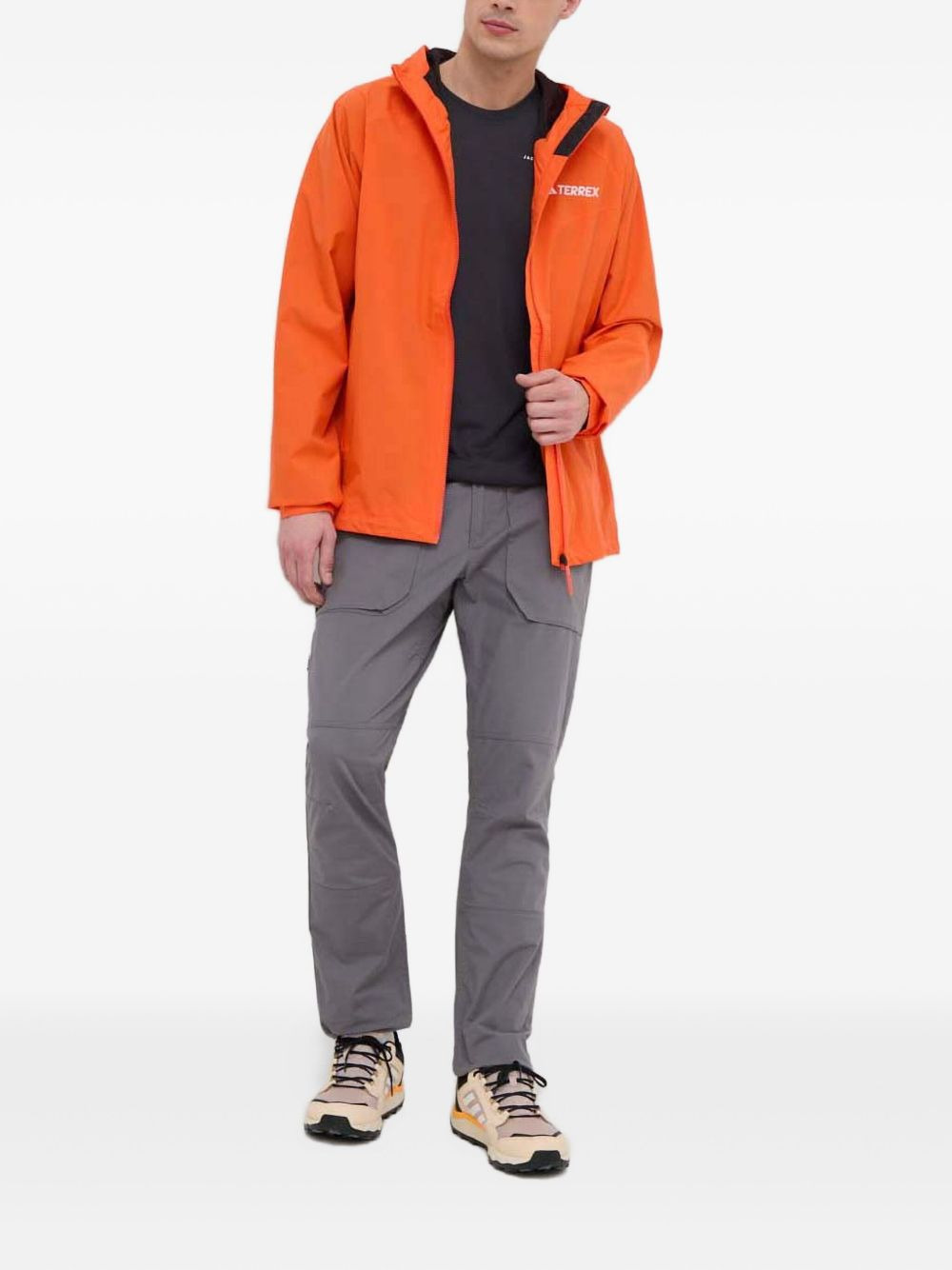hooded zip-front jacket - 2