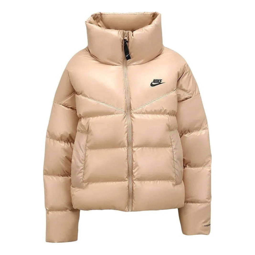 (WMNS) Nike Therma-FIT City Series Puffer Jacket 'Beige' DH4079-200 - 1