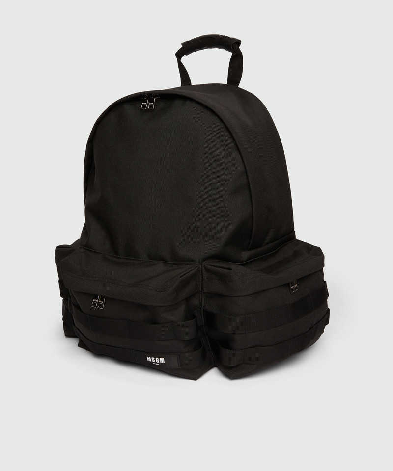Nylon multi-pocket backpack 3