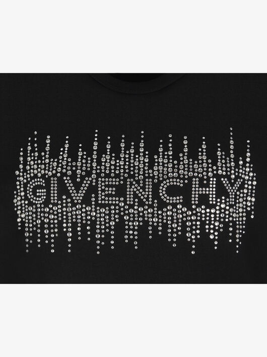 GIVENCHY CRYTALS EMBROIDERED MASCULINE T-SHIRT - 5