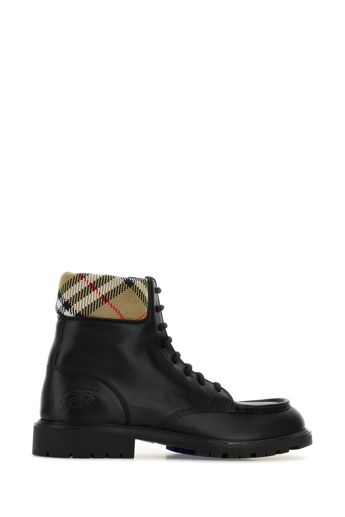 Black leather ankle boots - 3