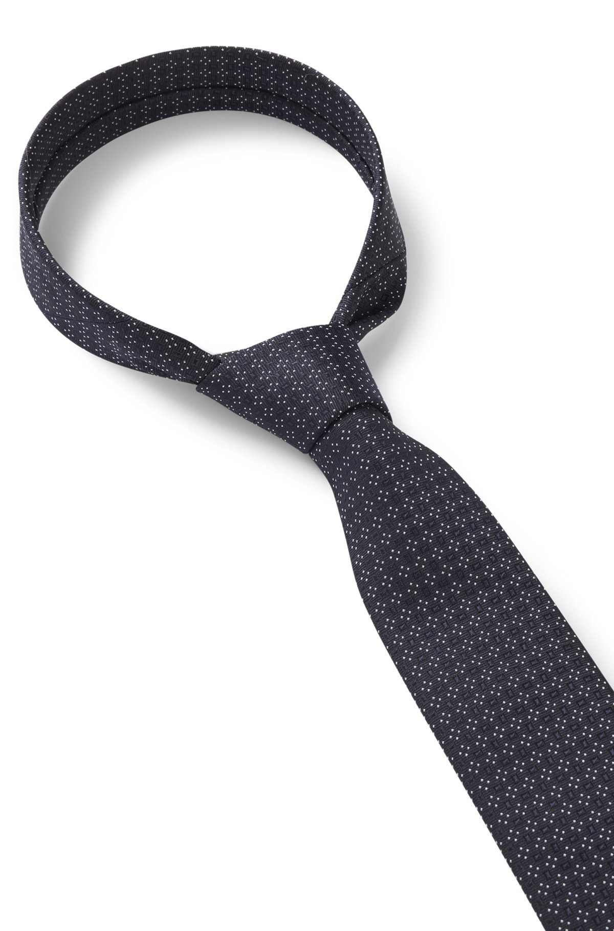 FORMAL TIE WITH ALL-OVER JACQUARD PATTERN - 6