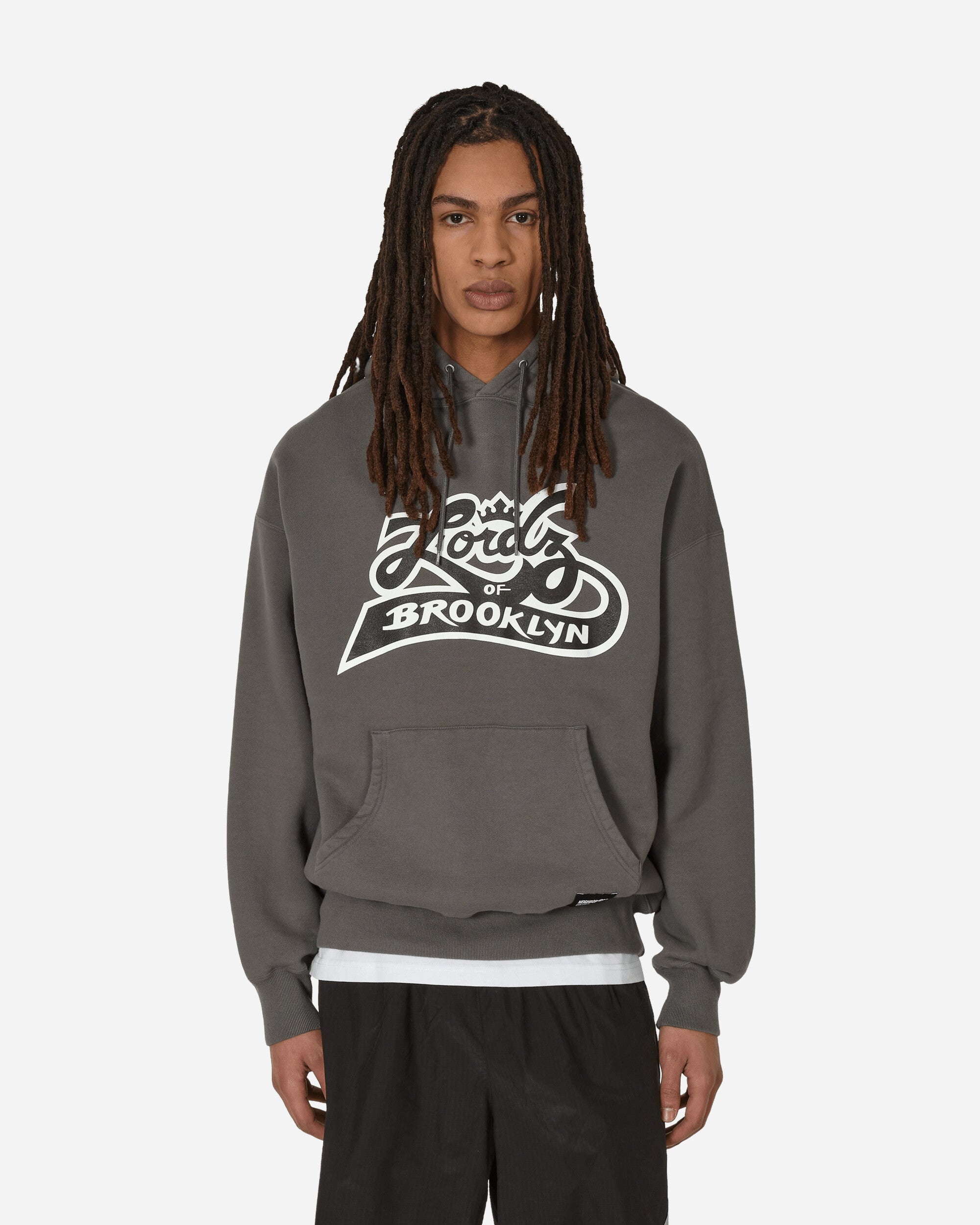 Lordz Of Brooklyn Hooded Sweatshirt Charcoal - 1