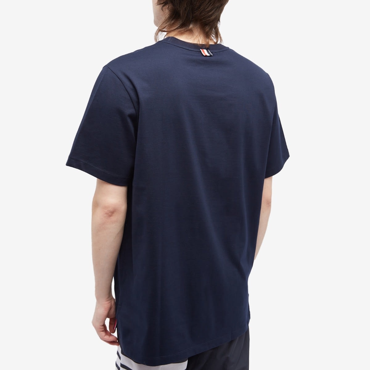 Thom Browne Relaxed Fit Side Split Classic T-Shirt - 3