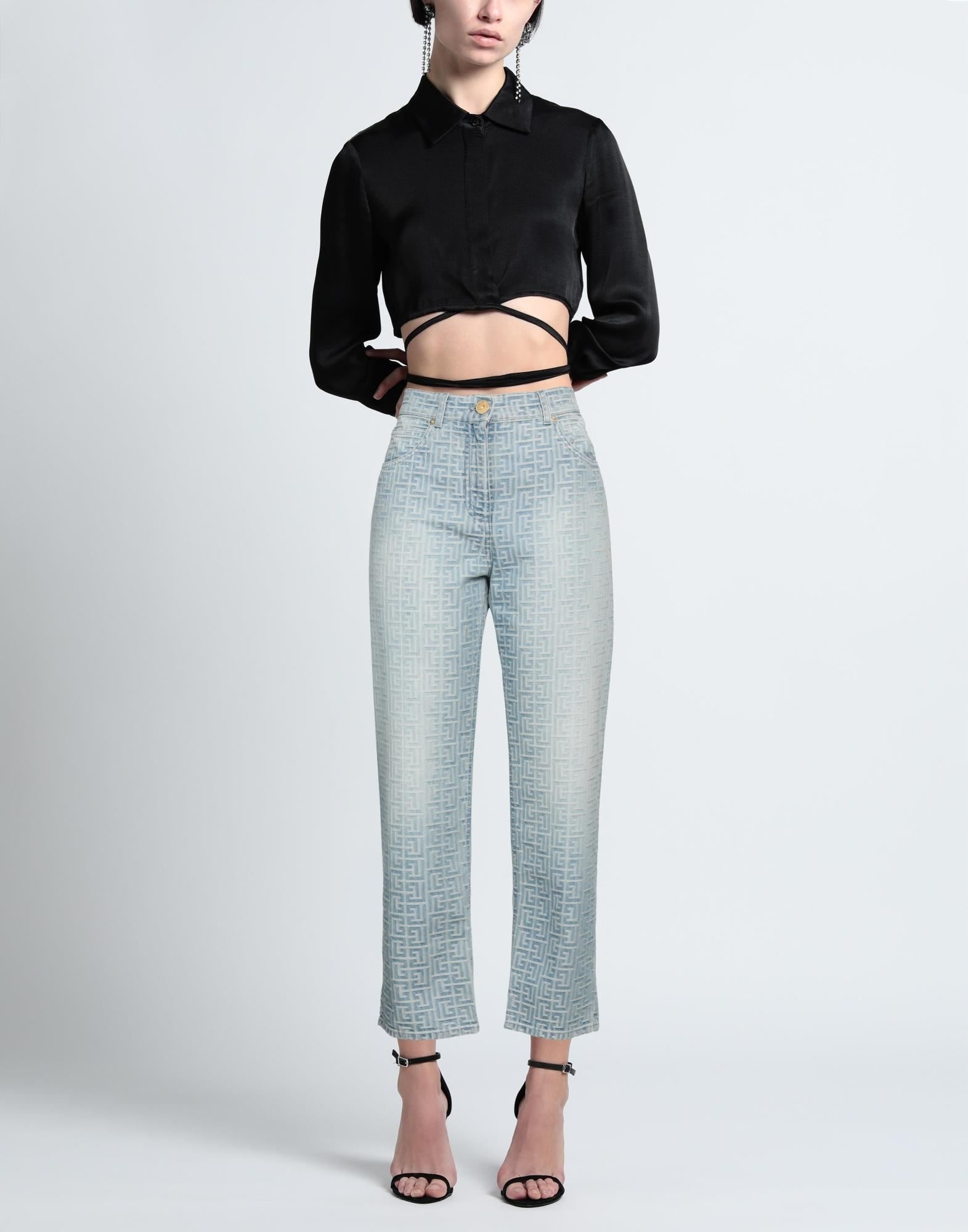 Blue Women's Denim Pants - 2