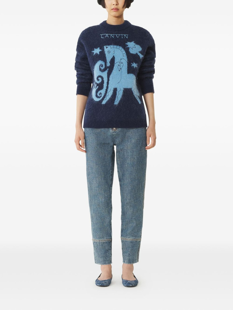 Lanvin five-pockets zip jeans outlook