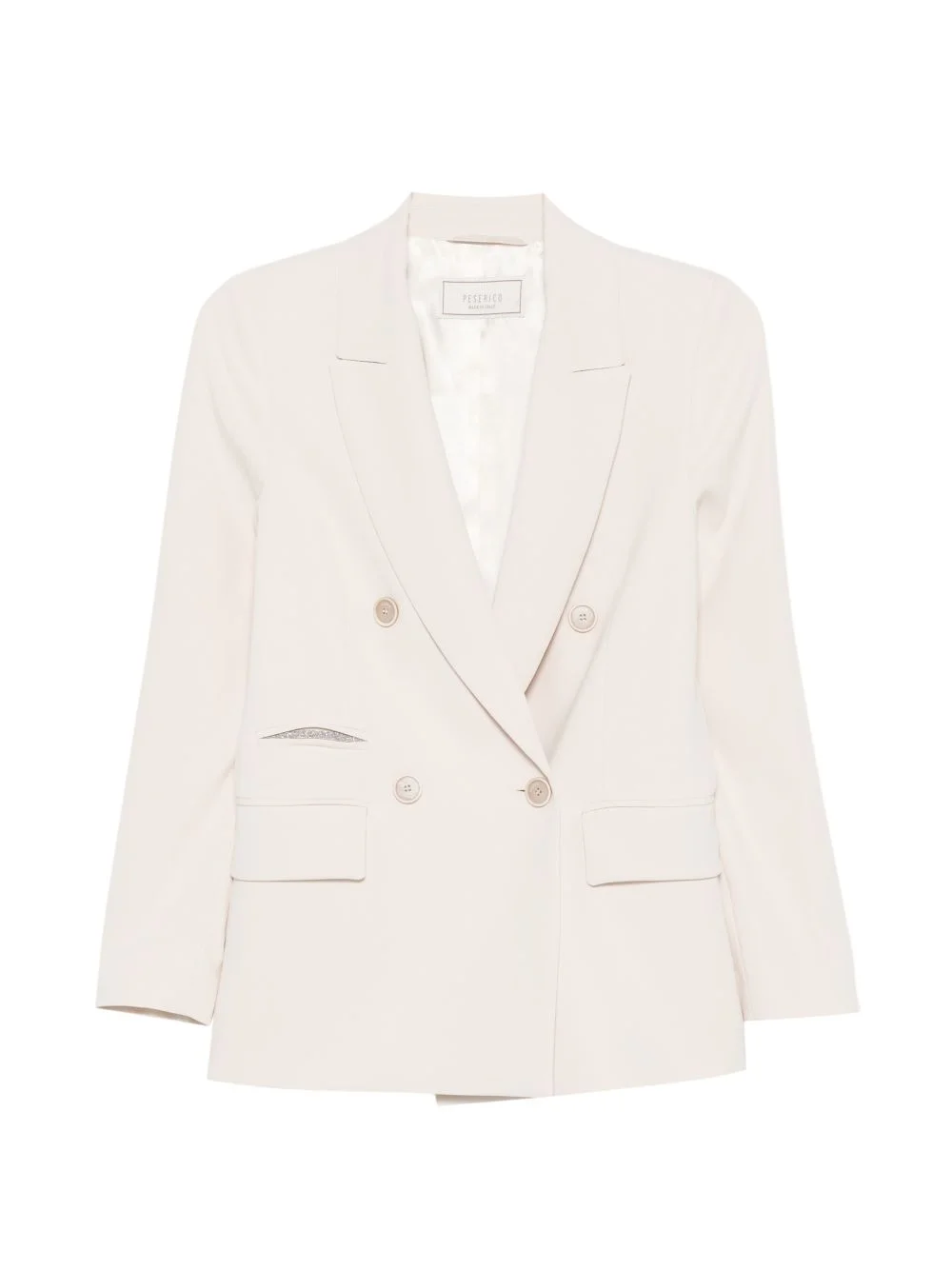 double-breasted blazer - 1