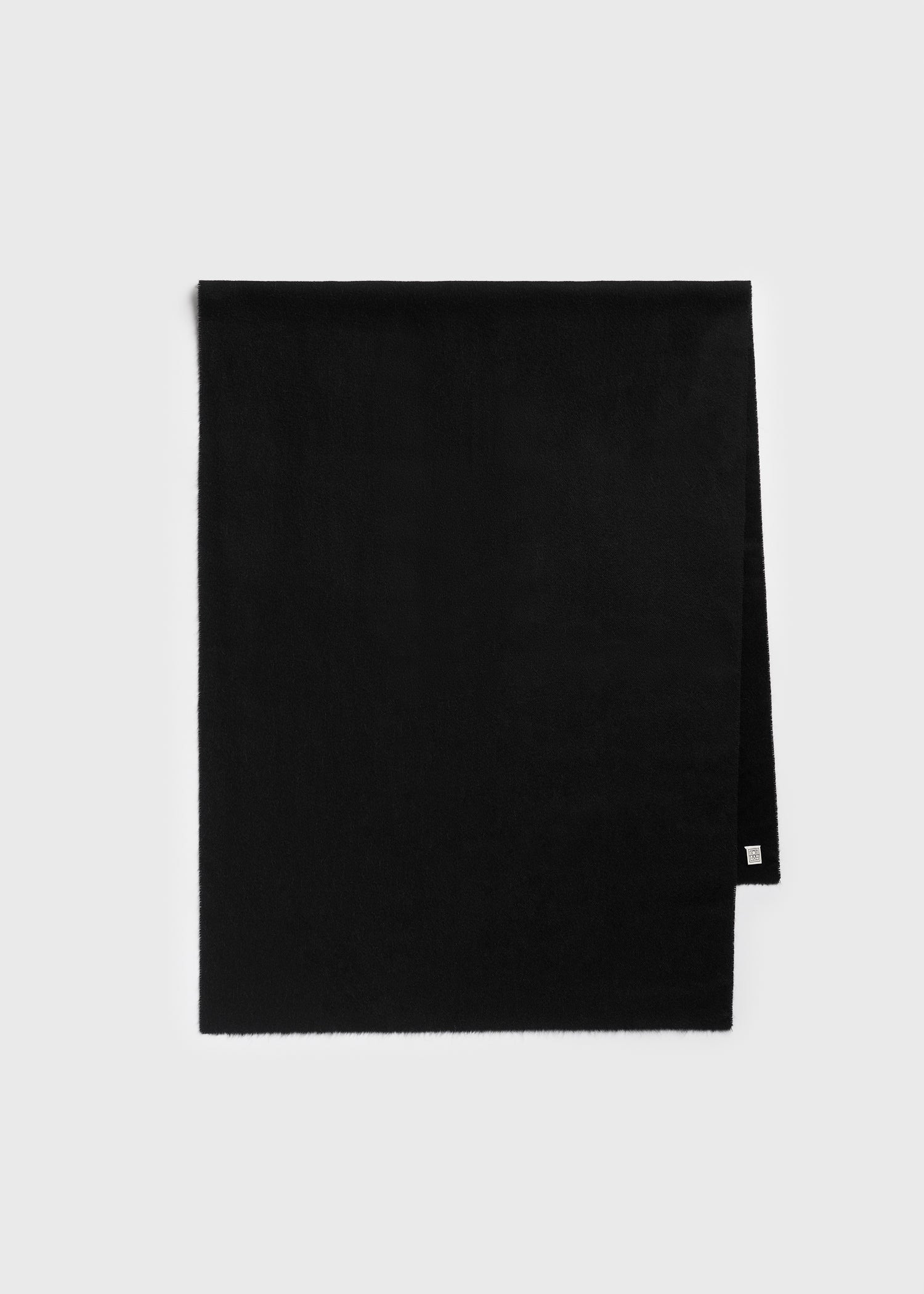 Classic winter scarf black - 1