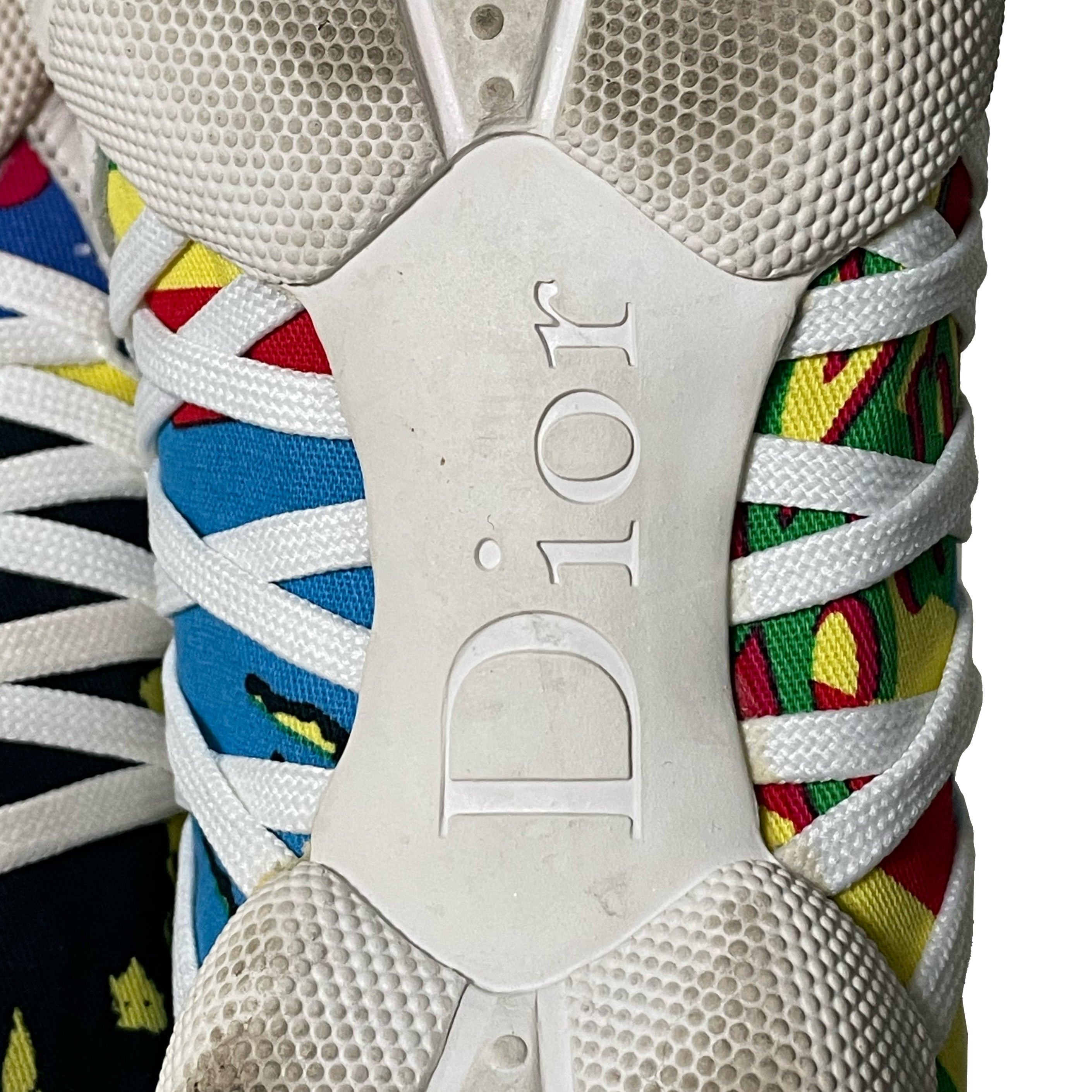 CHRISTIAN DIOR Fall Winter 2003 Rasta Mania Laced Up Sneakers - 6
