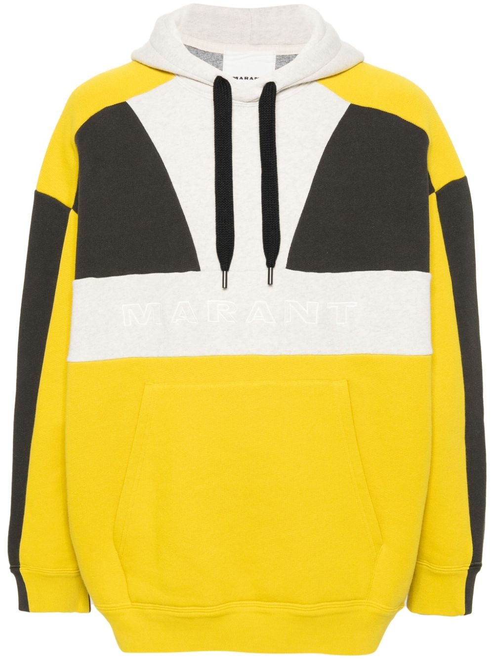colour-block hoodie - 1
