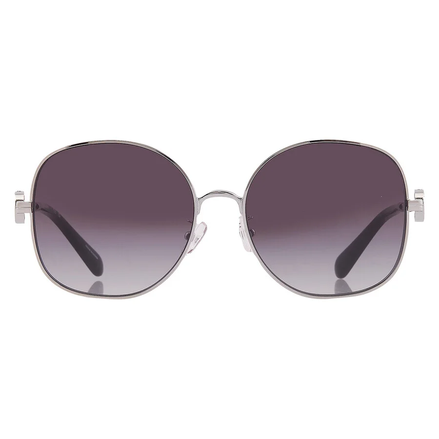 Tory Burch Grey Gradient Round Ladies Sunglasses TY6112 32748G 56 - 1