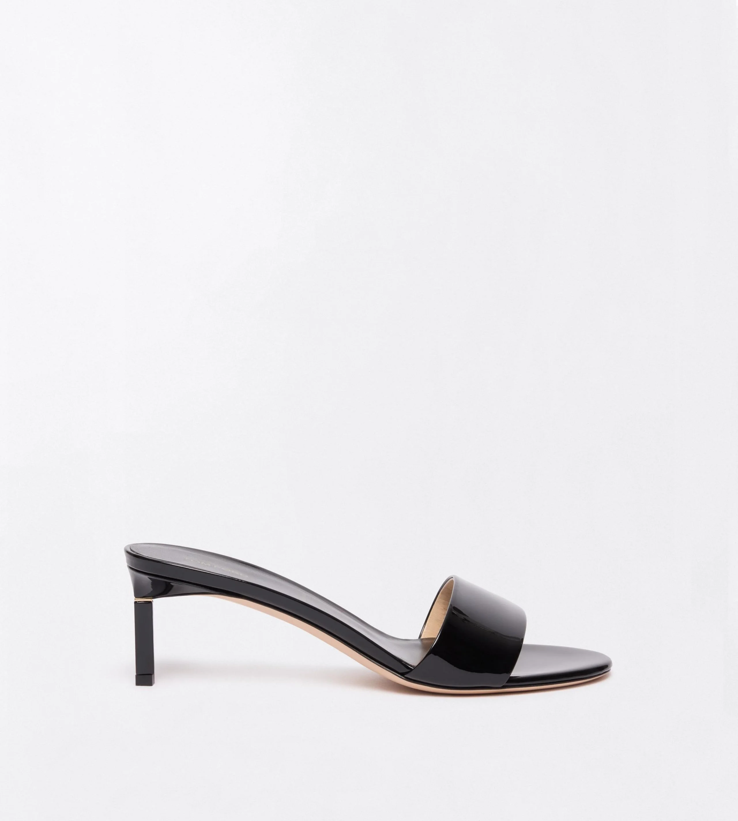 PATENT LEATHER T MULE - 1
