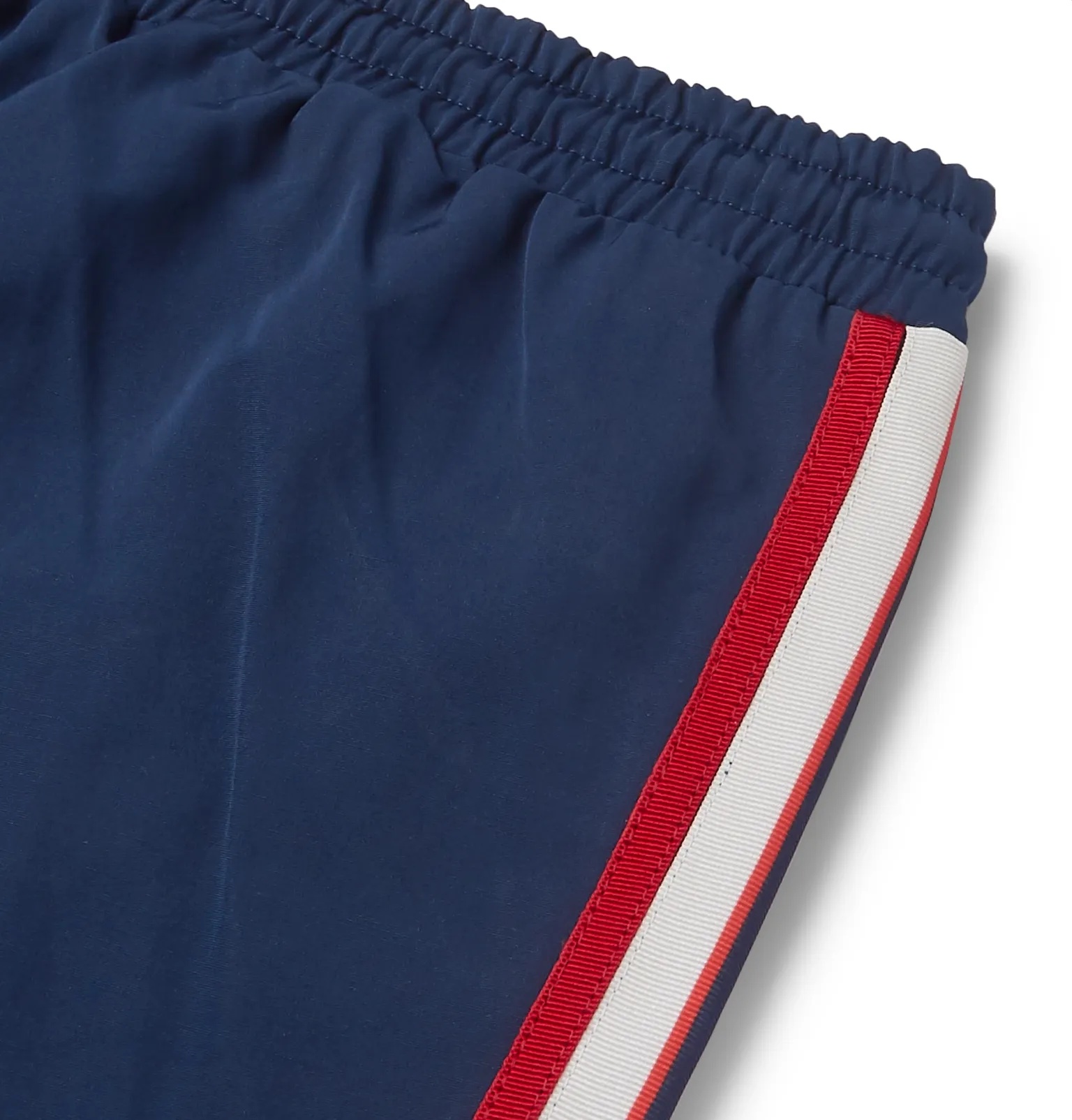 Short-Length Grosgrain-Trimmed Swim Shorts - 5