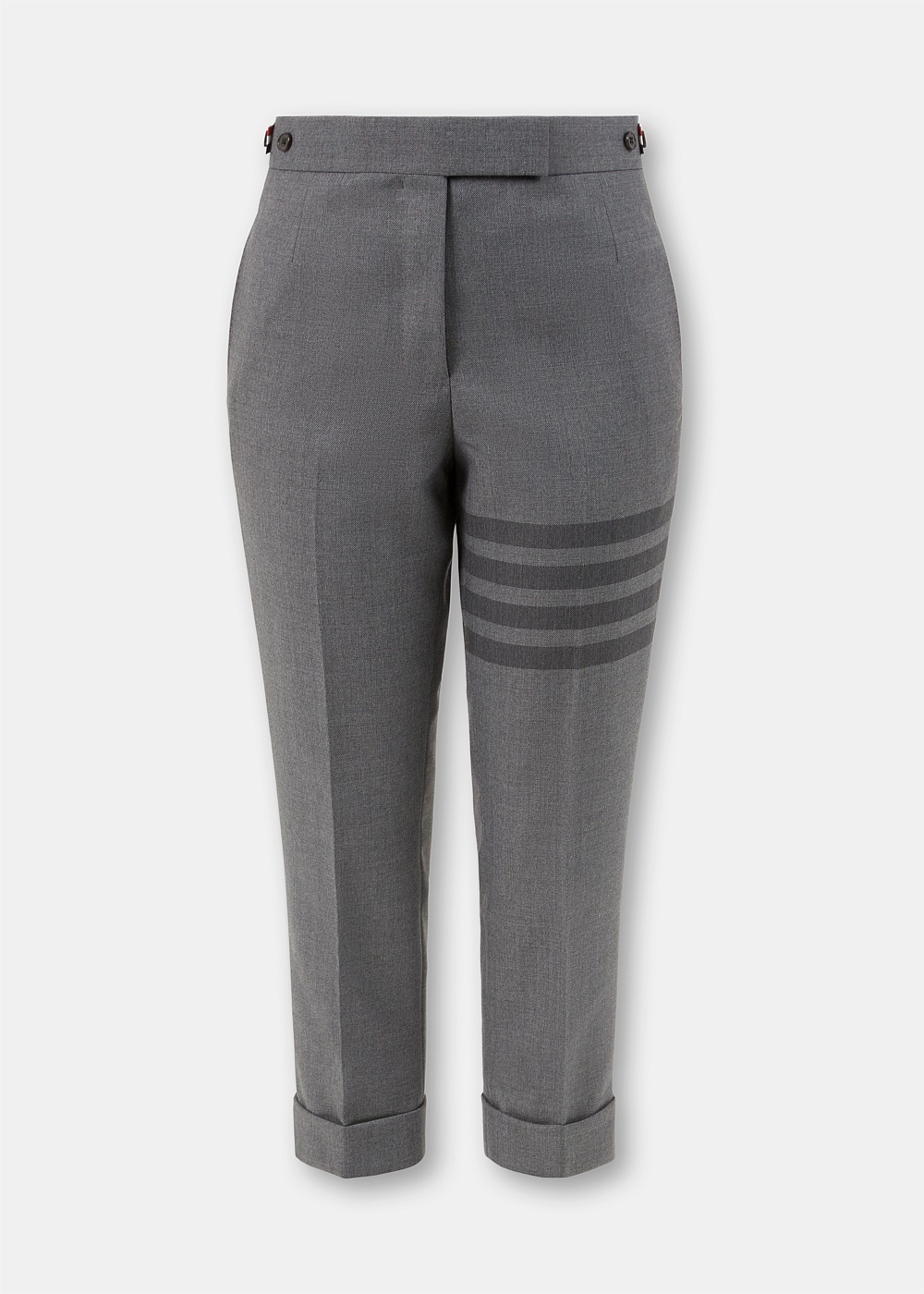 Medium Grey 4-Bar Trousers - 1