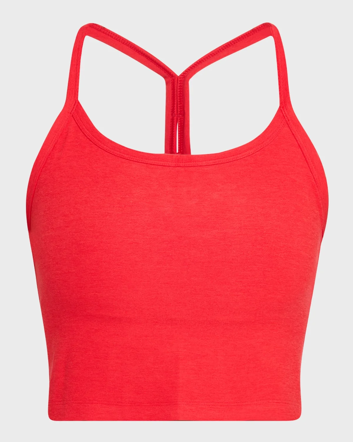 Space-dye Slim Racerback Cropped Tank - 1