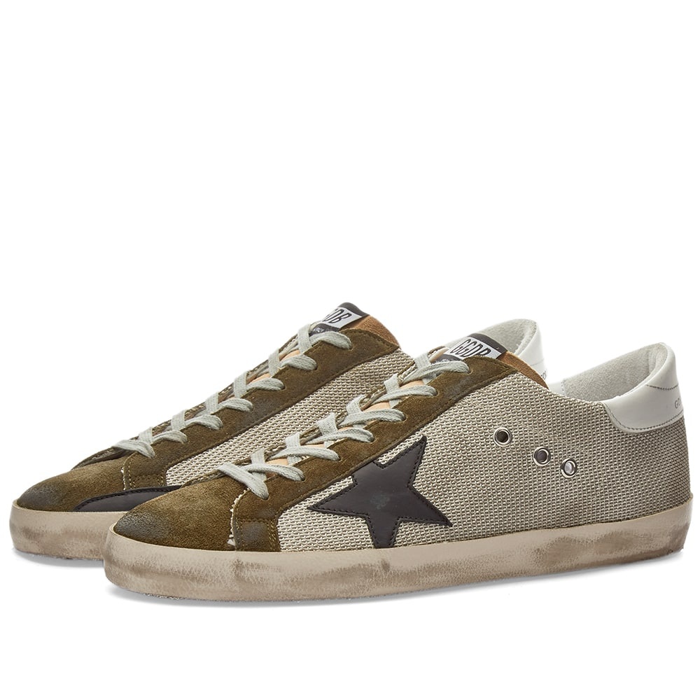 Golden Goose Superstar Leather Mesh Sneaker - 1