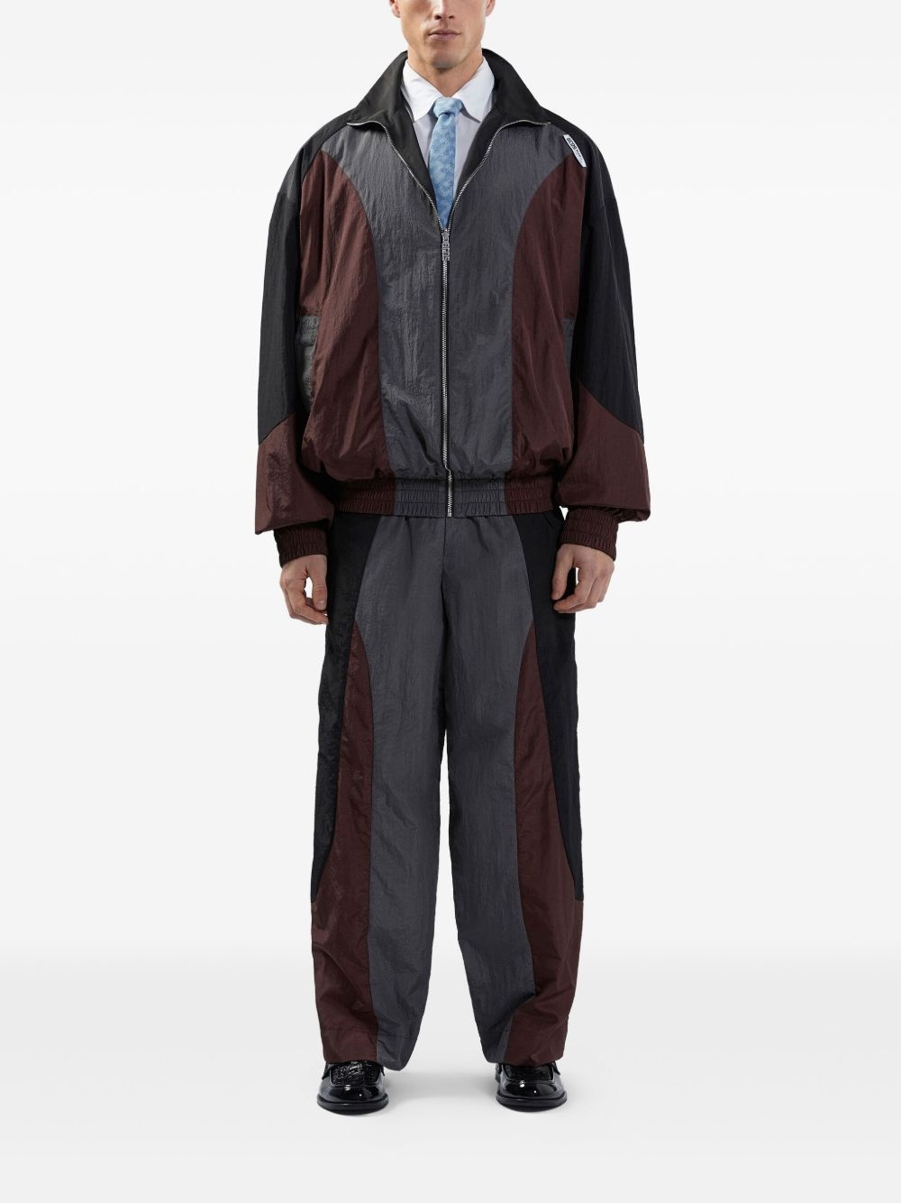 colour-block trousers - 3