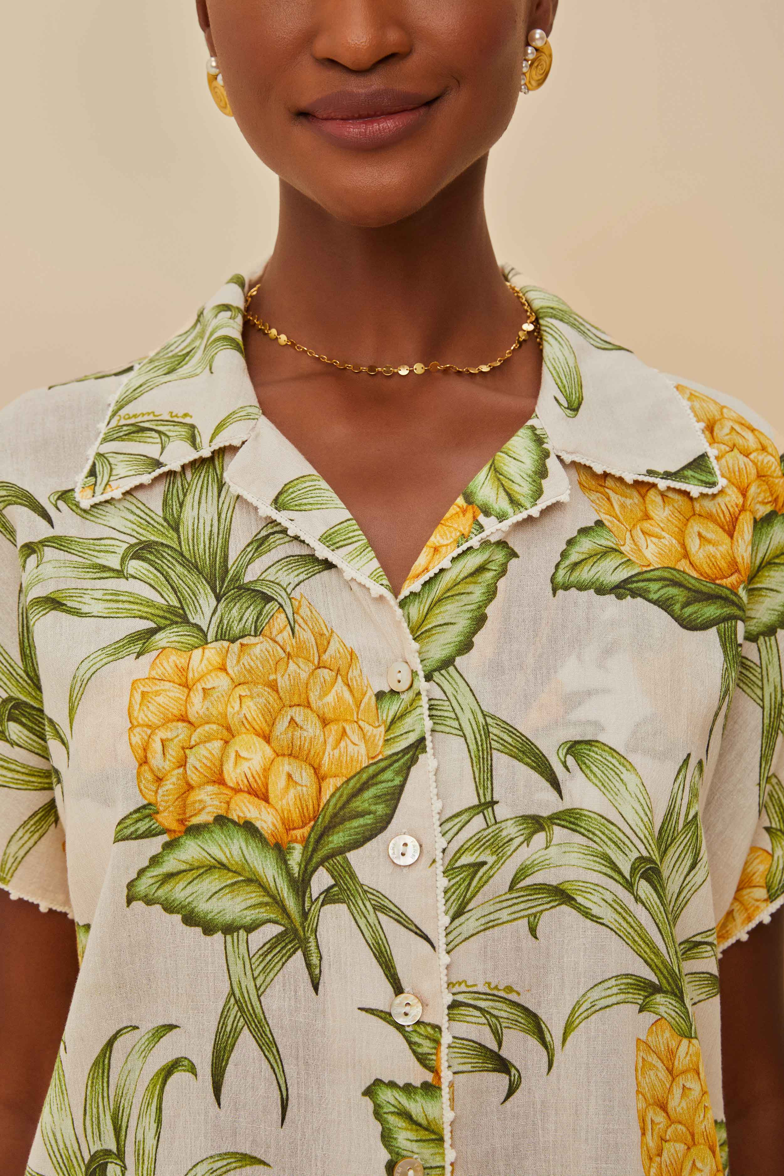 Off-White Delicate Pineapple Shirt - 3