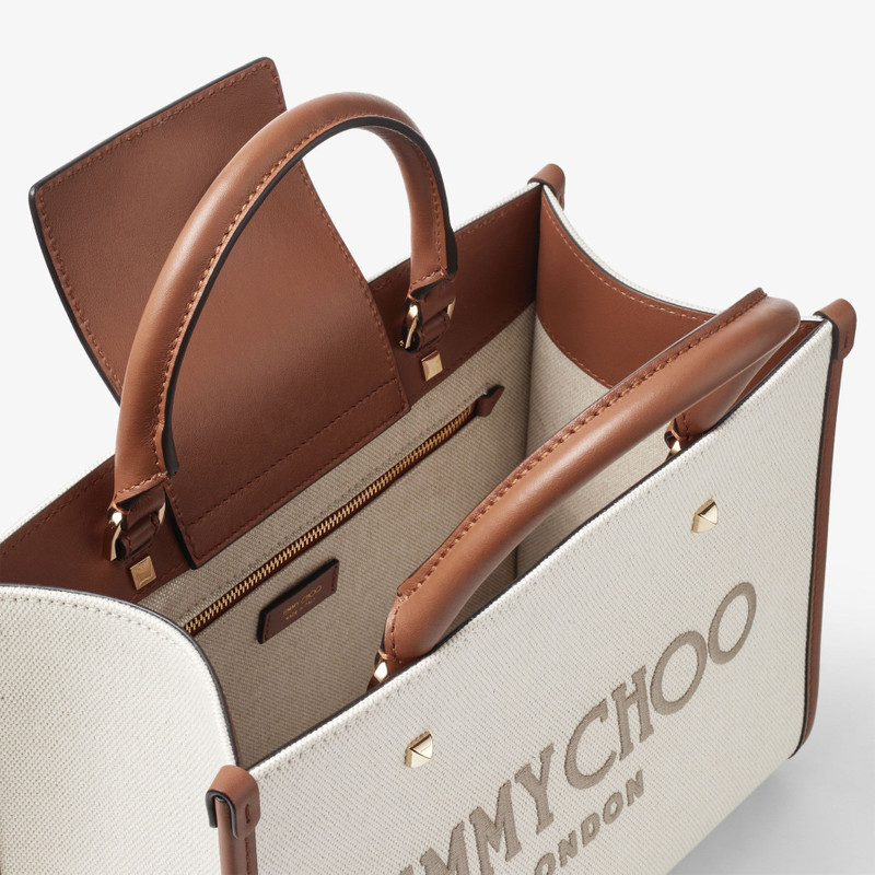 JIMMY CHOO Varenne S Tote
Natural Recycled Cotton Canvas Tote Bag with Embroidered Logo outlook