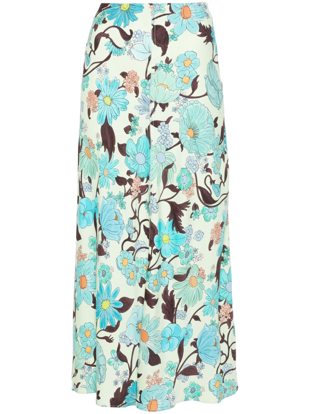 floral-print skirt - 1