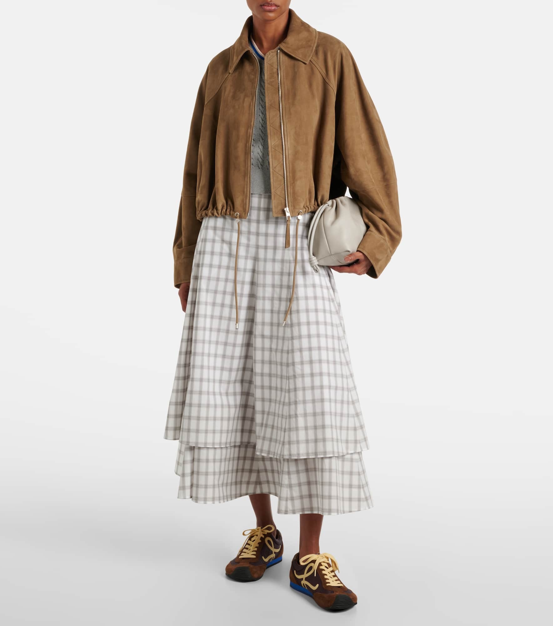 Cotton midi skirt - 2