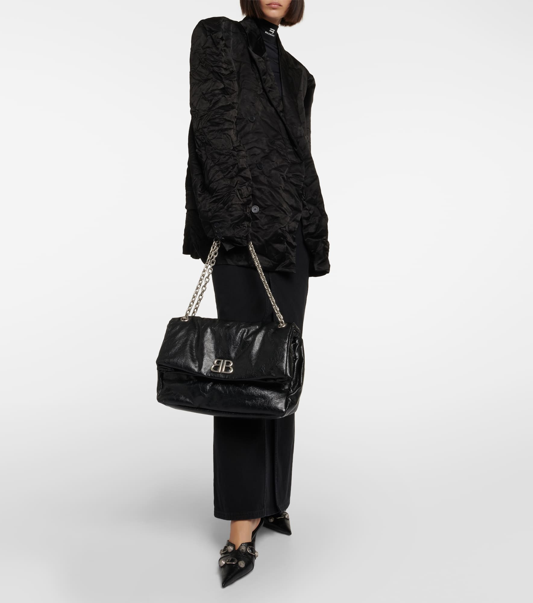 Monaco Medium leather shoulder bag - 5