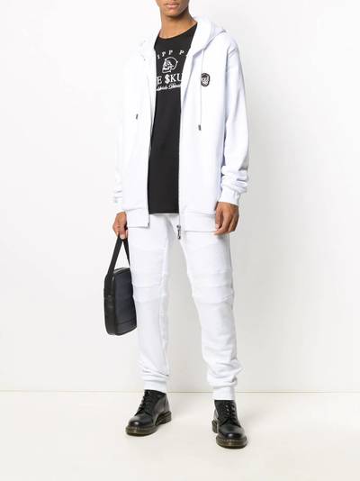 PHILIPP PLEIN skull zipped hoodie outlook