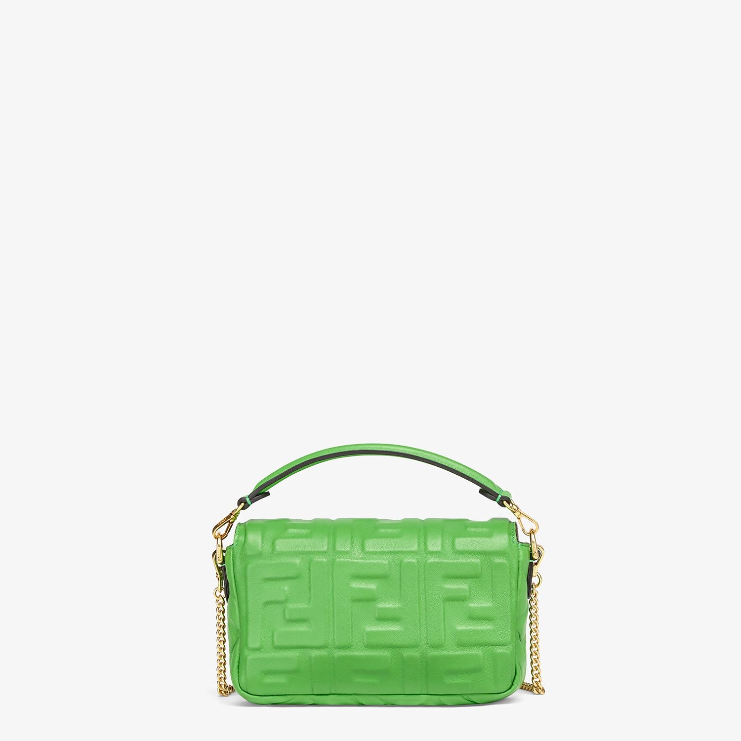 Green nappa leather bag - 4