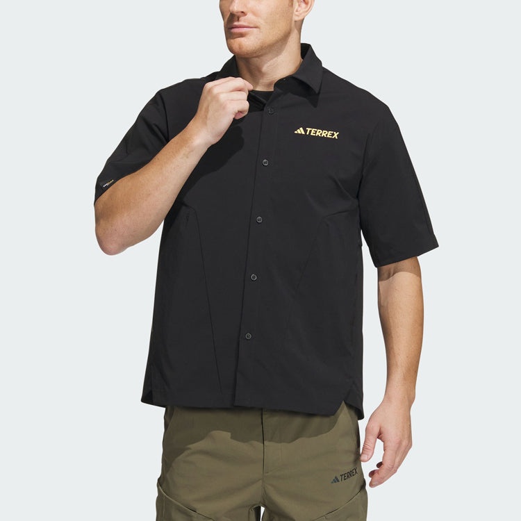 adidas Terrex Short Sleeve Shirt 'Black' IC1963 - 2