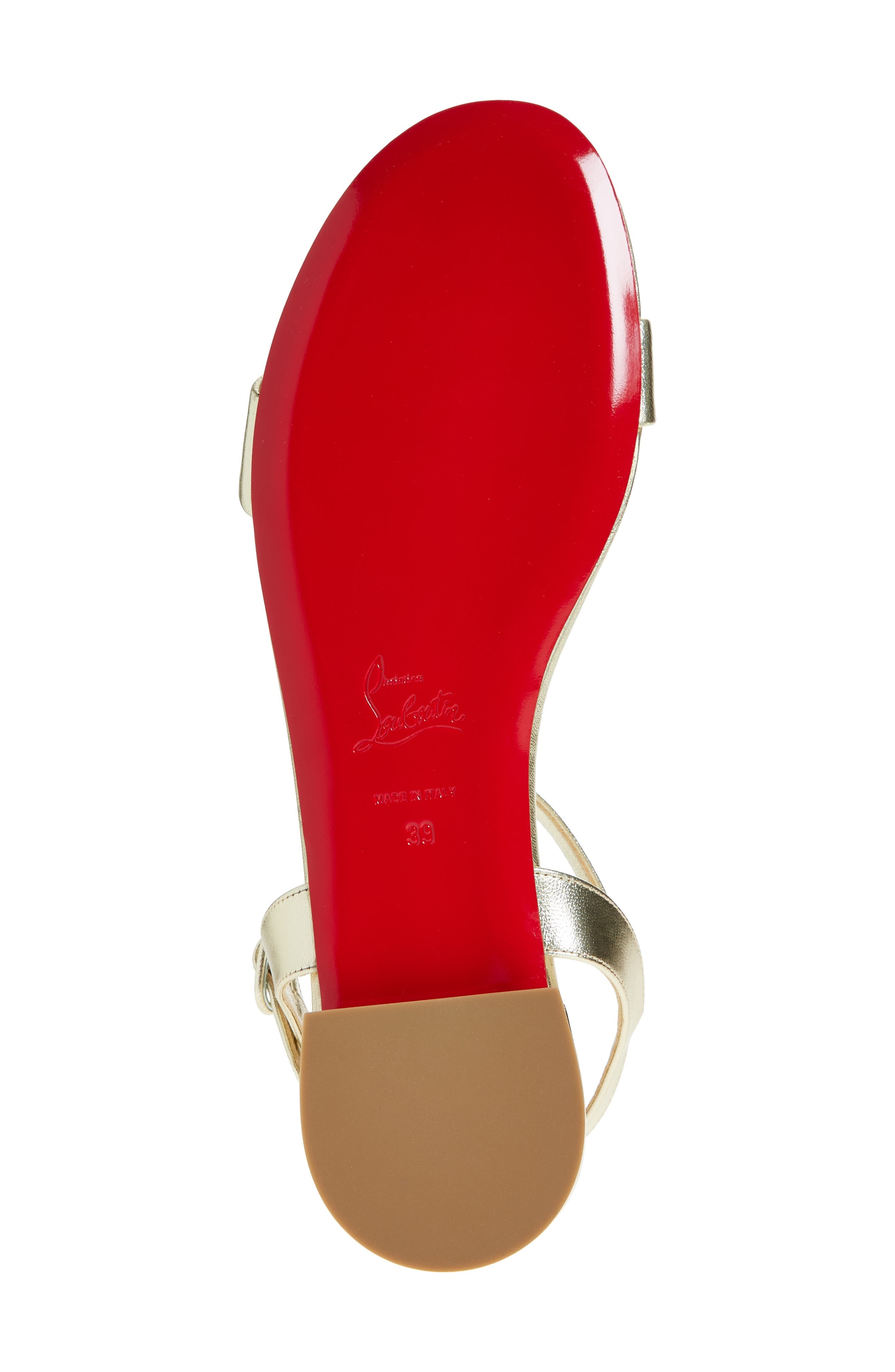 Christian Louboutin Sweet Jane Sandal in Platine/Lin Platine at Nordstrom - 6