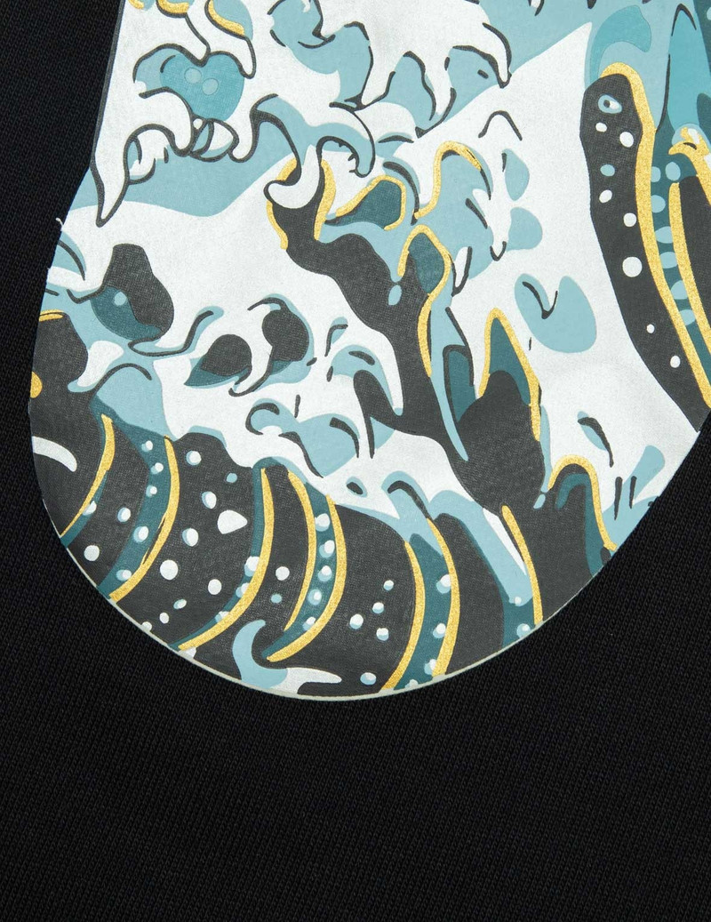 KAMON AND THE GREAT WAVE DAICOCK PRINT RELAX FIT SWEATPANTS 7