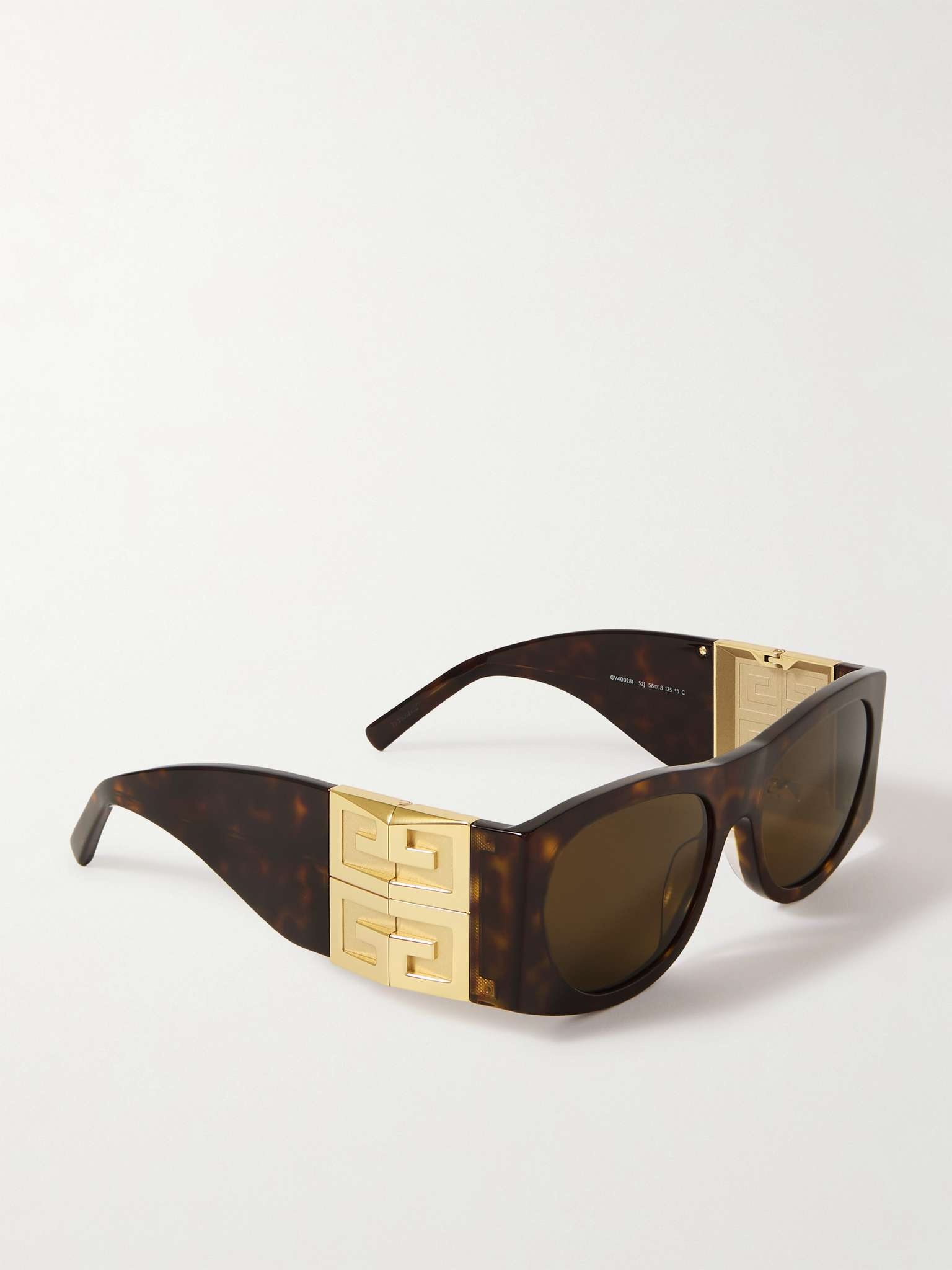 Rectangular-Frame Silver-Tone and Acetate Sunglasses - 3