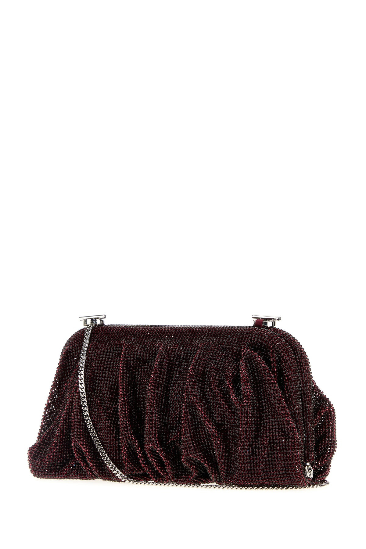 Embellished fabric large Venus clutch - 2