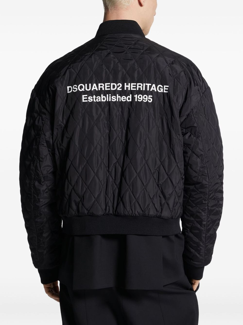quilted bomber jacket - 3
