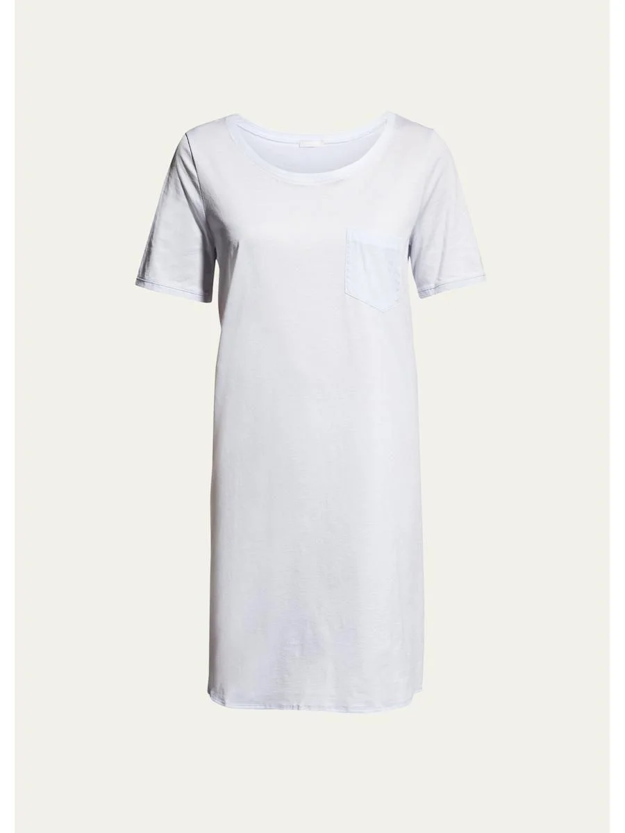 Cotton Deluxe Short-Sleeve Big Sleepshirt - 1