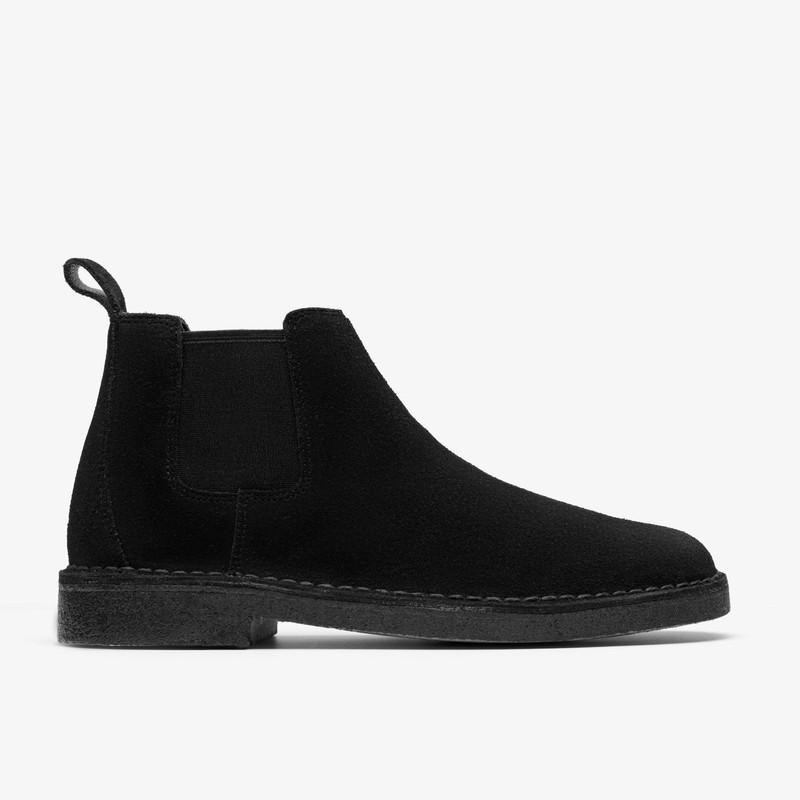 Desert Chelsea Black Suede 1