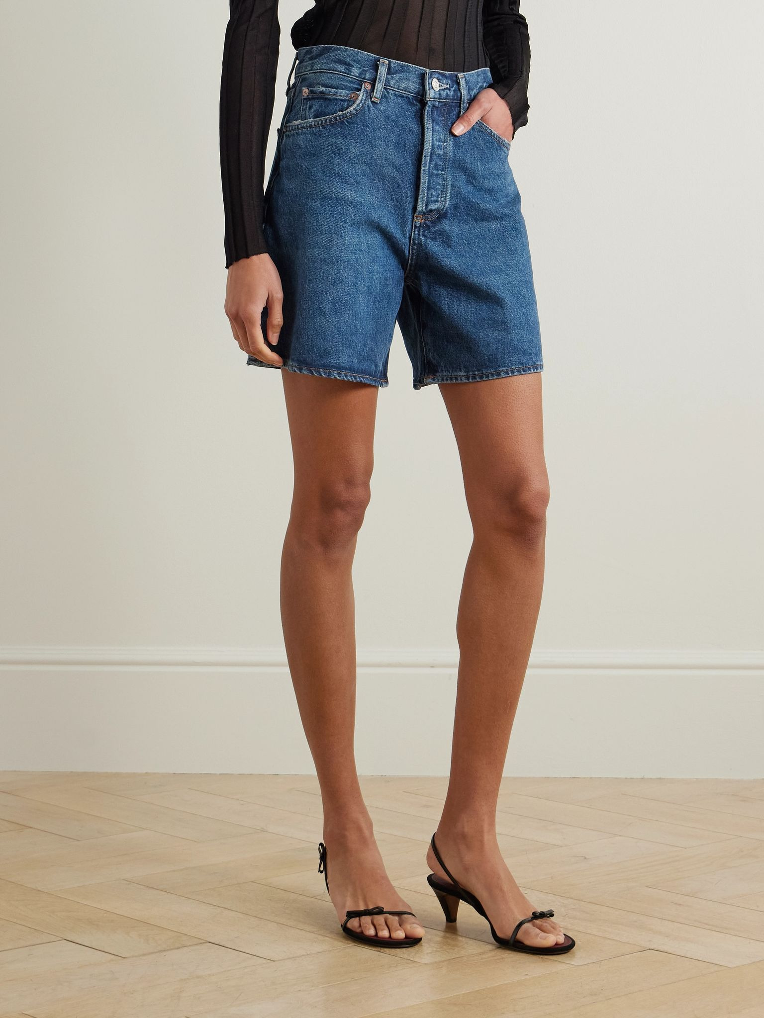 Dame denim shorts Mid denim - 3