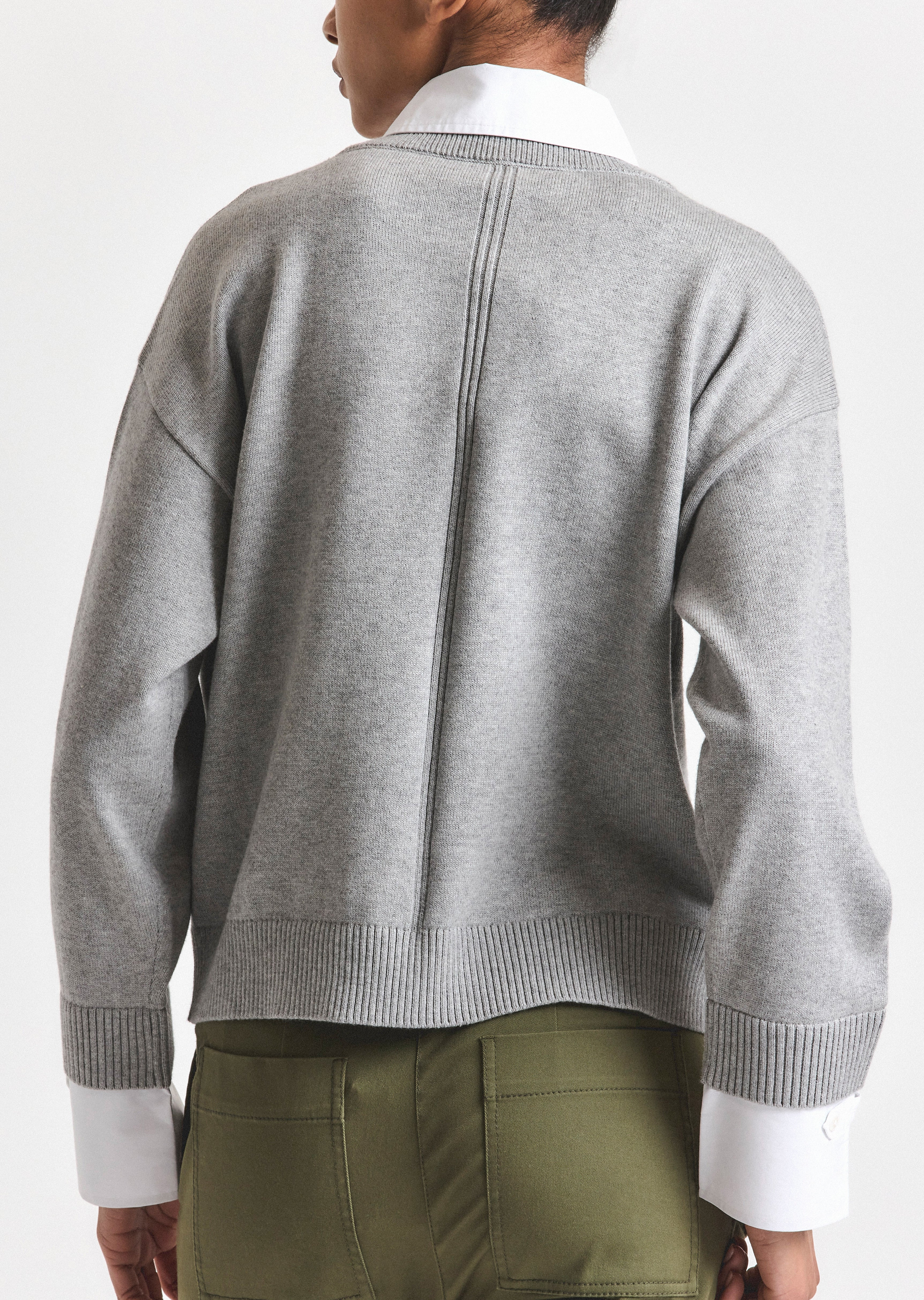 RIDA STRIPED MIXED MEDIA SWEATER - 5
