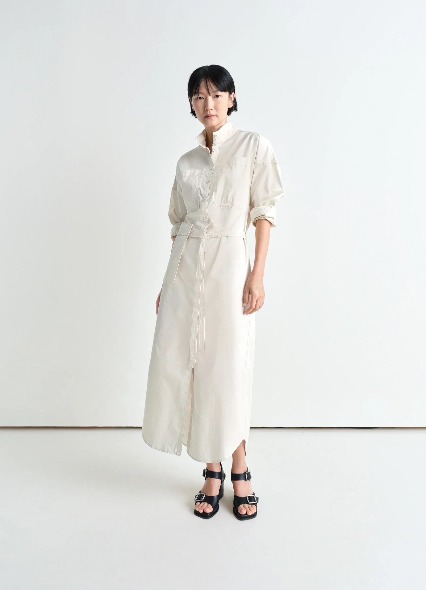 LONG SHIRT DRESS - 2