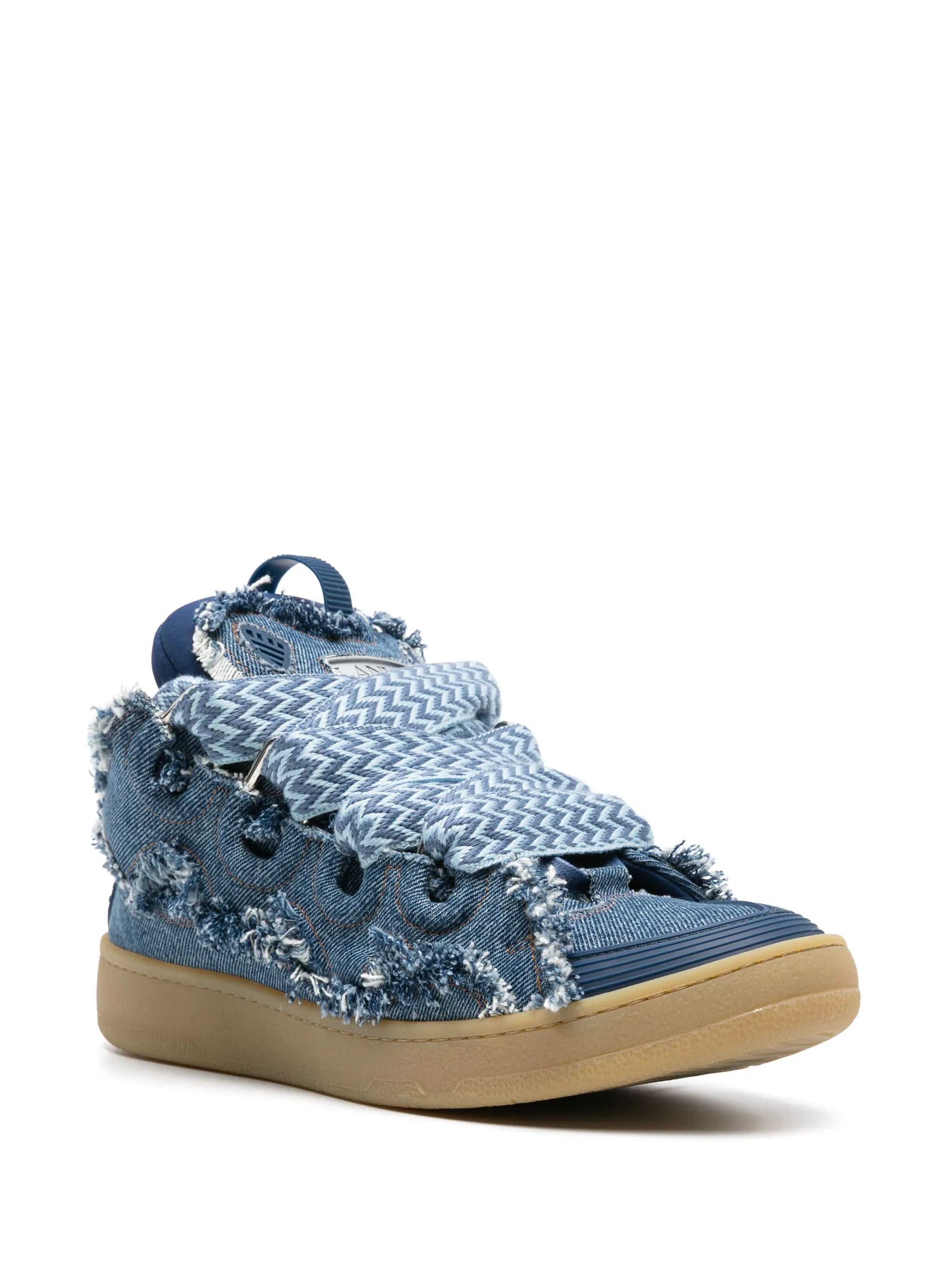 CURB DENIM SNEAKERS - 2