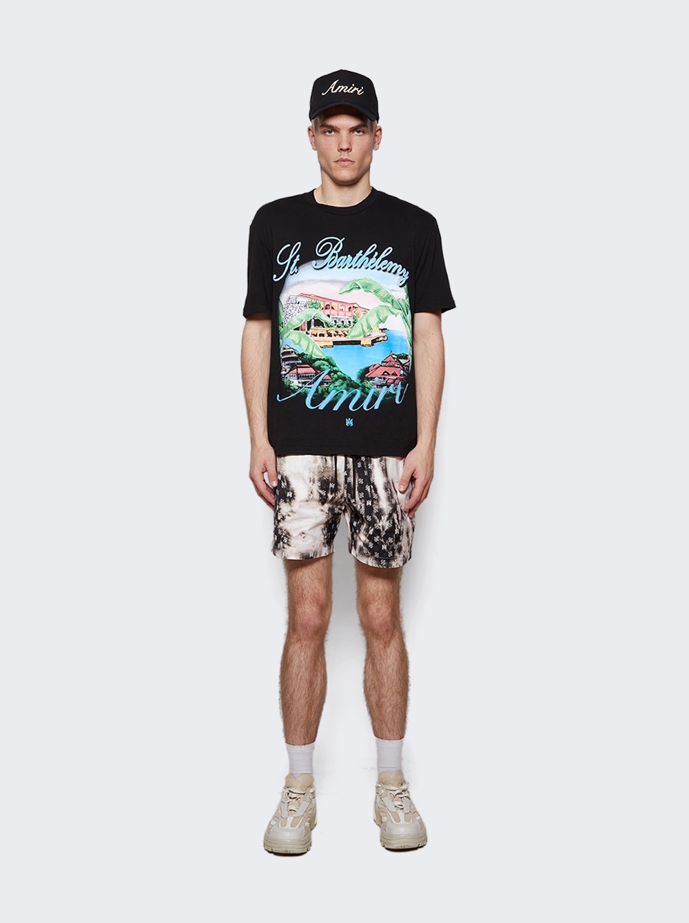 Bleached MA Paisley Swim Shorts Black - 2